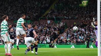 Celtic 1-0 Dundee: Benjamin Nygren gets the job done as home side huff and puff on flag night