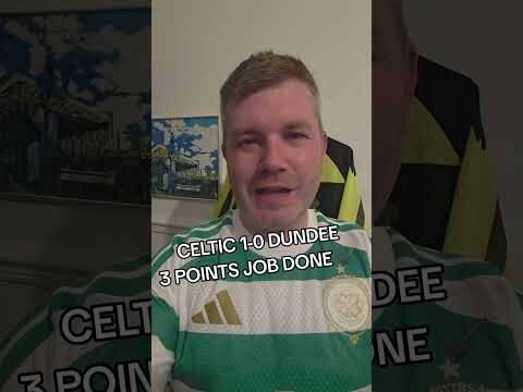Nygren with the Only Goal Tonight Celtic Win 1-0 Against Dundee #Celtic