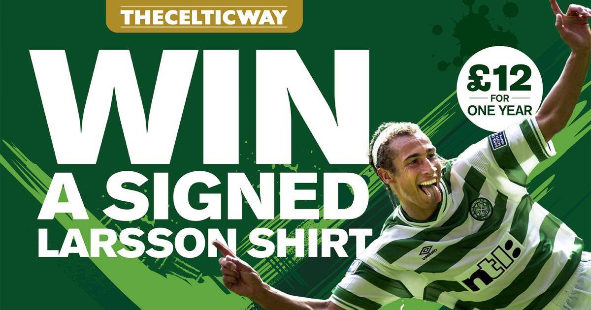 Win a SIGNED Henrik Larsson Celtic shirt