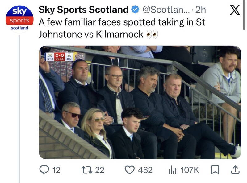 Celtic boss takes in St Johnstone’s win over Kilmarnock Celtic boss takes in St Johnstone’s win over Kilmarnock