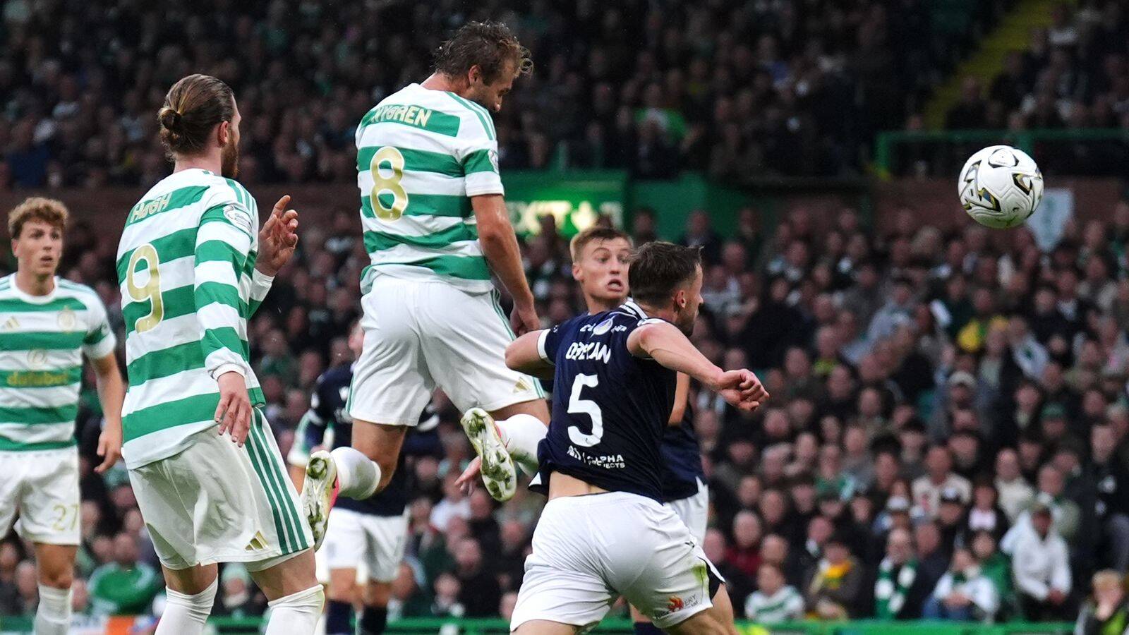 Nygren spares Hogh blushes as Celtic begin title defence with win