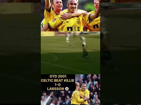 Otd 2001 Celtic Beat Kilmarnock 1-0! Larsson with the Winner #Henriklarsson #Celtic