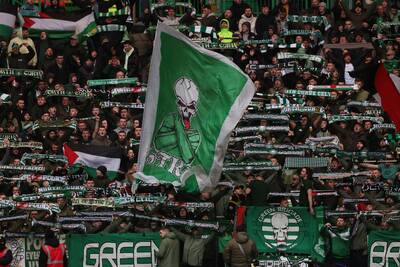 Green Brigade raise anti-racist and anti-board banners at Celtic vs Dundee Green Brigade raise anti-racist and anti-board banners at Celtic vs Dundee
