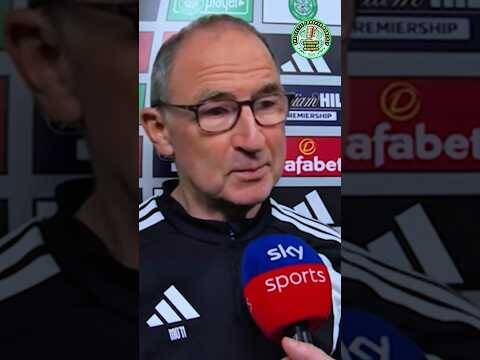 Celtic 1-0 Dundee / Martin O’Neill post match intervew