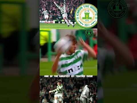 ONE OF THE GREATEST 1ST TOUCHES YOU WILL EVER SEE! FROM Lubo Moravcik #celtic