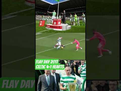 Otd 2017 Celtic Beat Hearts on Flag Day 4-1 #Celtic
