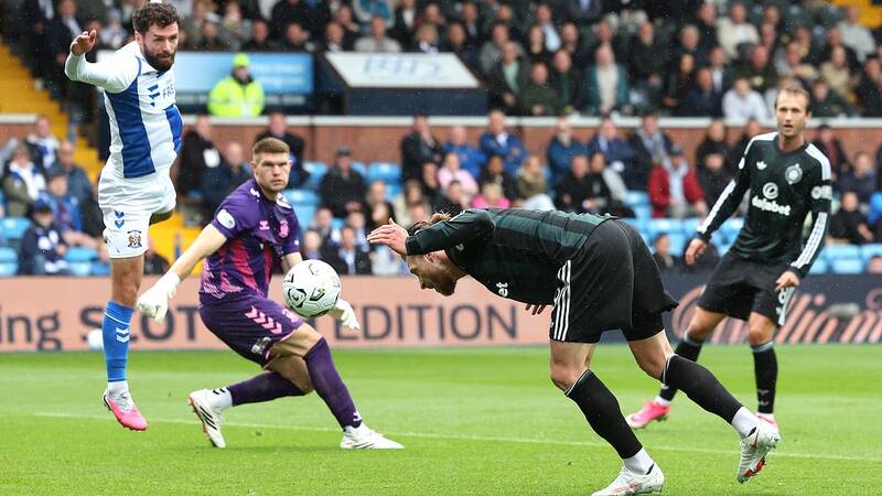 Kilmarnock 1-5 Celtic: Record signing Kasper Hogh is ready to rumble after first-half hat-trick at Rugby Park