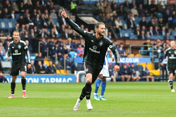 Celtic new bhoy Kasper Hogh fires hat-trick in Kilmarnock rout