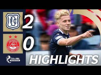 Dundee 2-0 Aberdeen | HIGHLIGHTS | William Hill Premiership