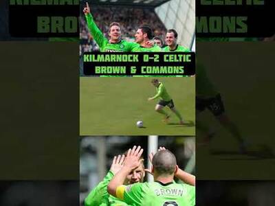 Kilmarnock 0-2 Celtic Broony & Commons with the Goals #Celtic