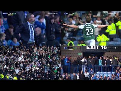 BOOOOO Hibs WINNER & Full Time Scenes | Rangers 1-2 Hibs BOOOOO Hibs WINNER & Full Time Scenes | Rangers 1-2 Hibs