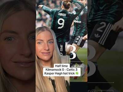 Kilmarnock v Celtic #celticfc #scottishfootball #kasperhøgh #celticfans #footballcontentcreator