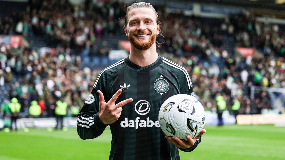 Hats off to Kasper with his first Celtic treble