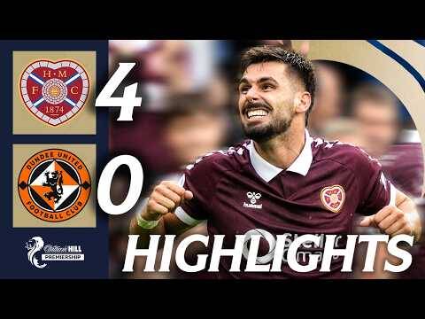 Heart of Midlothian 4-0 Dundee United | HIGHLIGHTS | William Hill Premiership