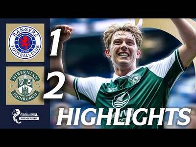 Rangers 1-2 Hibernian | HIGHLIGHTS | William Hill Premiership Rangers 1-2 Hibernian | HIGHLIGHTS | William Hill Premiership