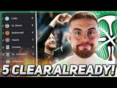 CELTIC FIVE CLEAR OF RANGERS ALREADY AFTER A GOOOOOD WEEKEND! | Will players sign this week? CELTIC FIVE CLEAR OF RANGERS ALREADY AFTER A GOOOOOD WEEKEND! | Will players sign this week?