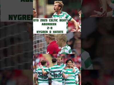 Otd 2025 Nygren Scored His 1St Celtic Goal As the Celts Beat the Dons 2-0 Away #Celtic #Aberdeen Otd 2025 Nygren Scored His 1St Celtic Goal As the Celts Beat the Dons 2-0 Away #Celtic #Aberdeen