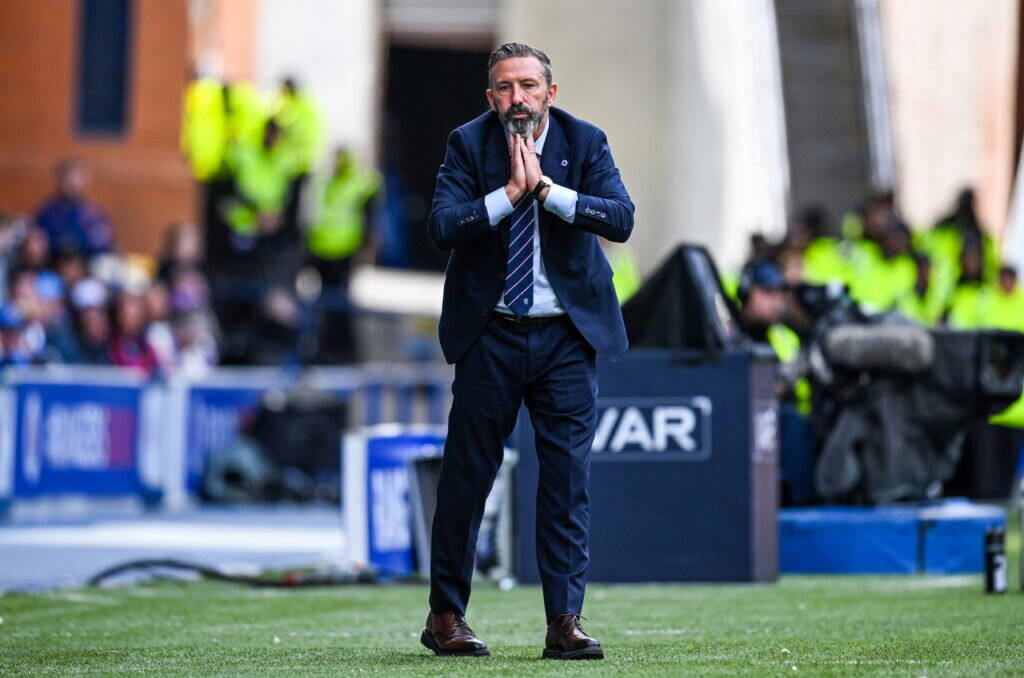 With Celtic already 5 points clear of his side, can McInnes survive elimination from the Europa League and League Cup?
