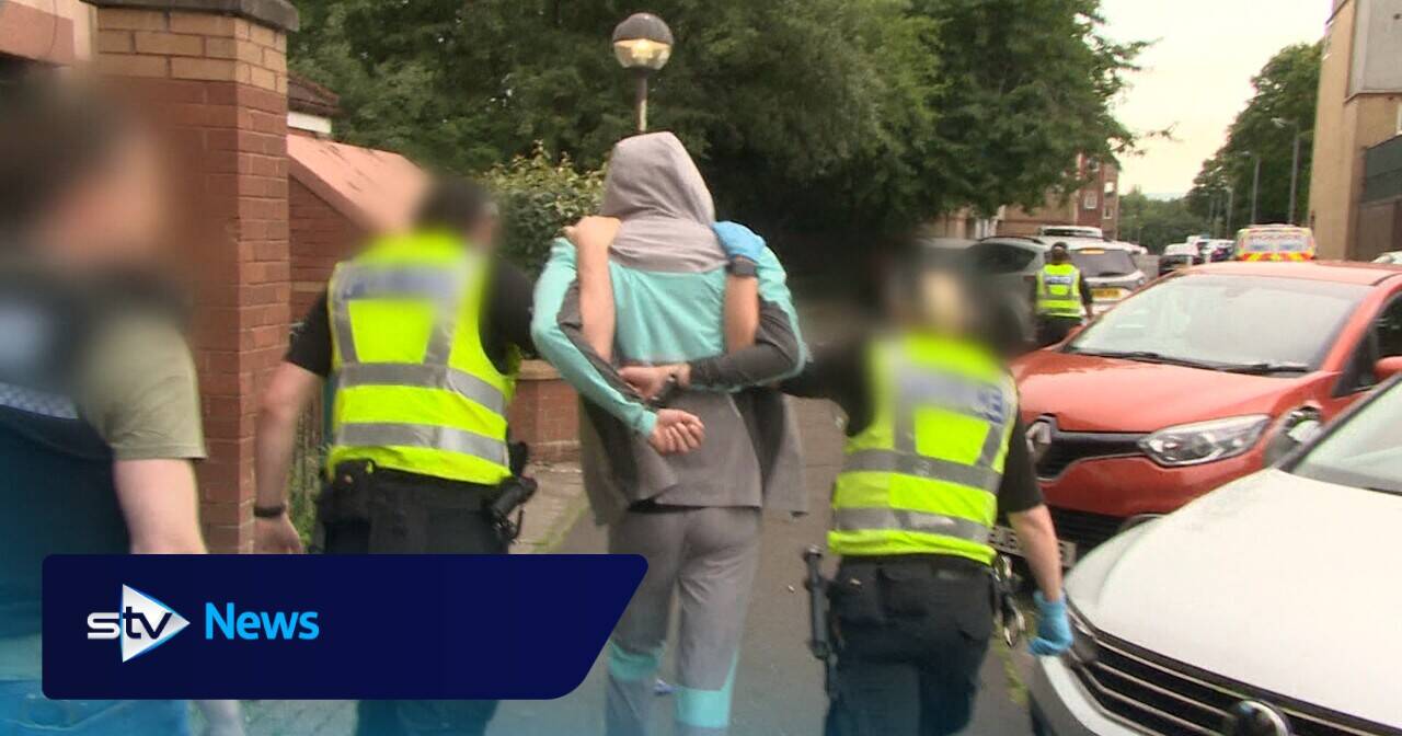 Police raid homes in Celtic title disorder crackdown as four arrested