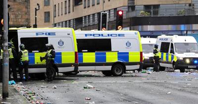 Four more arrested following disorder which followed Celtic’s title win