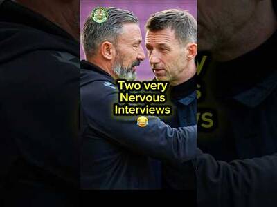 McCann and McInnes nervous post match interviews