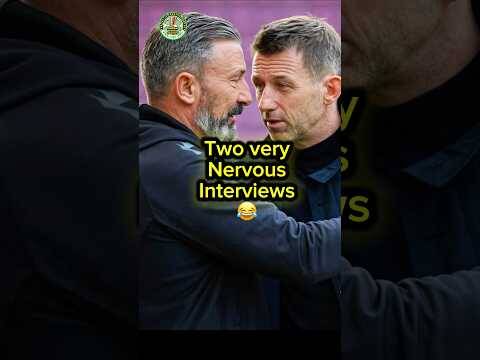 McCann and McInnes nervous post match interviews