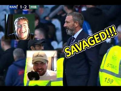 BRUTAL: HIbs Podcast OBLITERATES Rangers, McInnes & ‘Shankenstein’