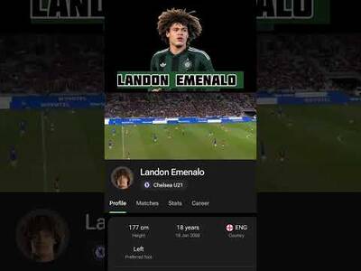 Landon Emenalo Our New Cover at Left for Kieran Tierney! on Loan From Chelsea for the Season Landon Emenalo Our New Cover at Left for Kieran Tierney! on Loan From Chelsea for the Season