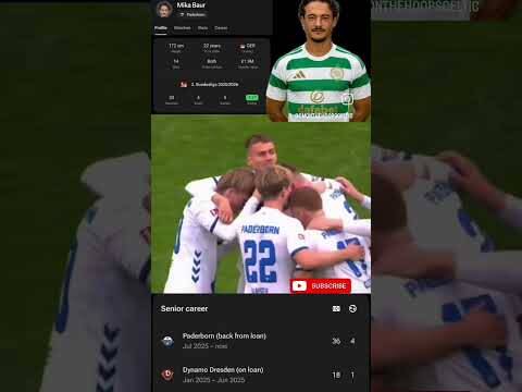 Mika Baur 🇩🇪 Some Slick Goals #Celtic #Paderborn