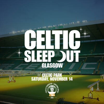 Celtic Sleep Out, Glasgow Returns to Celtic Park in Support of this year’s Christmas Appeal