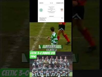 Celtic 3-0 Dundee United March 1990 #Celtic