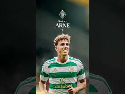 Everyone at Celtic wishes you every success in the next chapter of your career. Everyone at Celtic wishes you every success in the next chapter of your career.