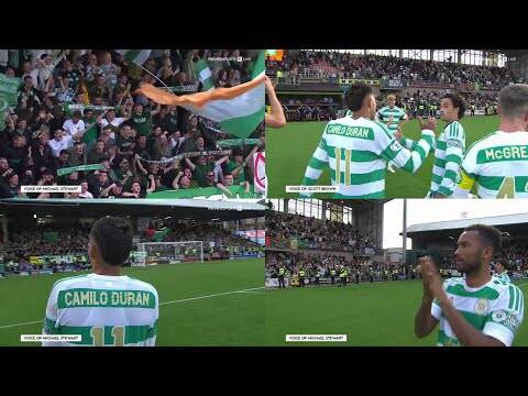 GREAT NOISE | Full Time Scenes & Celebrations | Dundee Utd 0-4 Celtic