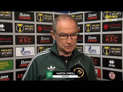 “I Was Very Pleased” Martin O’Neill Post Match Reaction | Dundee Utd 0-4 Celtic