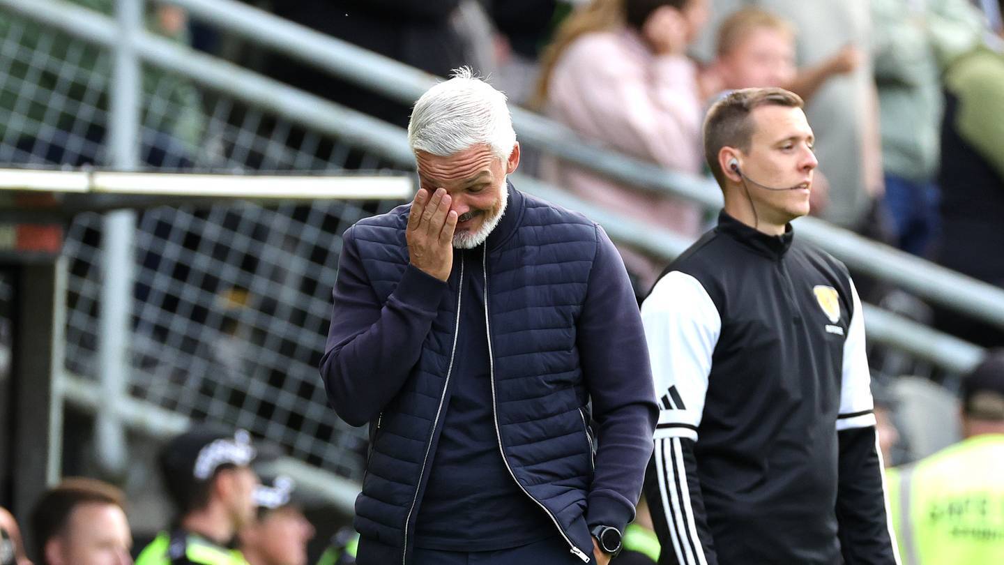 Dundee United boss Jim Goodwin calls for ‘common sense’ refereeing after Celtic defeat