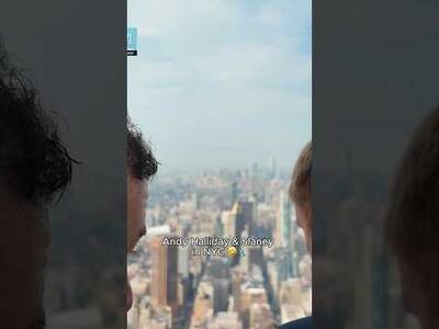 28 seconds of Andy Halliday making Slaney’s life hell in New York City 🤣🗽