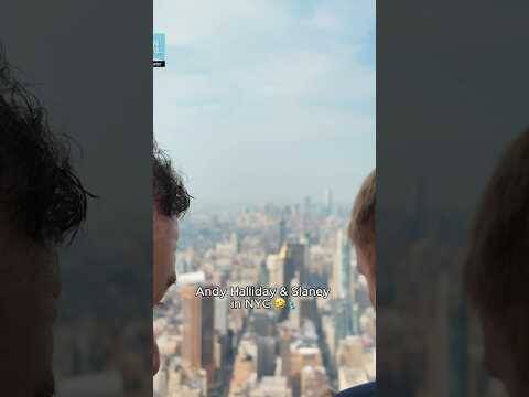28 seconds of Andy Halliday making Slaney’s life hell in New York City 🤣🗽