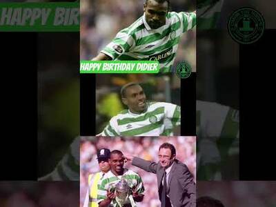 HAPPY BIRTHDAY TO ONE OF CELTIC’S FASTEST PLAYERS EVER DIDIER AGATHE #celticfc