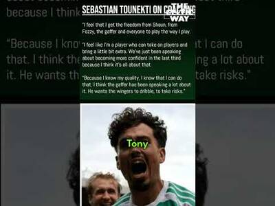 🇹🇳 Sebastien Tounekti’s fine Tannadice performance was down to the freedom given by Celtic’s coaches