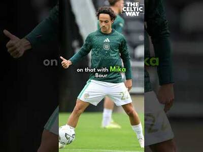 🤔 Will Mika Baur start for Celtic in the UCL playoff first leg at Celtic Park on Wednesday?