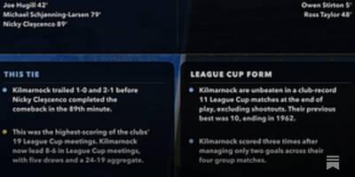 SPFL & League Cup Post-Match Stats Pack: 13th &ndash; 16th August