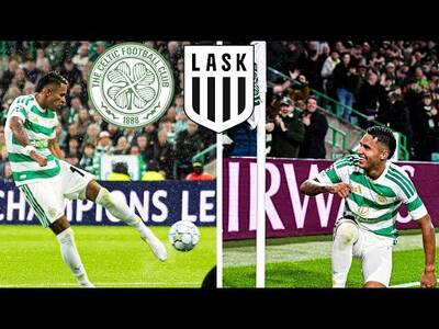Crazy Scenes!!! Celtic V Lask 3-0 (Highlights)!!!