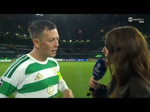 Brilliant Callum Mcgregor Post Match Reaction Celtic 3-0 LASK Linz Champions League Playoff