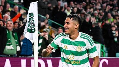 Duran hits stunning double as Celtic edge towards CL return