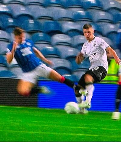 Cammy Devlin Goes Full Bruce Lee – Yet Rangers TV Were Looking for a Penalty