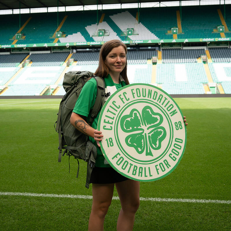 Foundation Supporter Ella takes on incredible 1000 mile challenge for Celtic FC Foundation