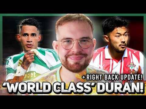 O’Neill praises “WORLD CLASS” Duran after 3-0 thumping of LASK! | + Celtic linked with right back...