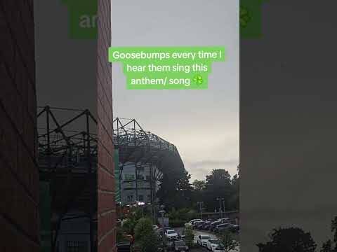 ICONIC VIDEO OF HEARING CELTIC FANS SINGING YOU’LL NEVER WALK ALONE 🍀☘️ #CELTIC #ynwa