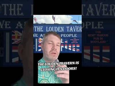 🤣 Sad days the Louden Traven is closing its doors! Didn’t save your club now a pub!