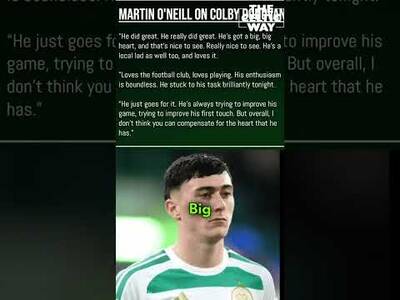 👏 Colby Donovan stepped up FANTASTICALLY for Celtic last night and seized his opportunity